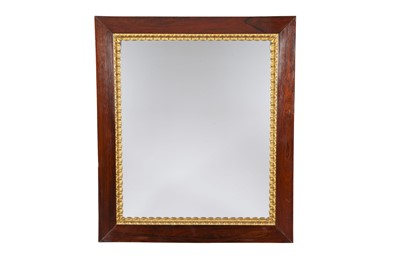 Lot 349 - Parcel Gilt Rosewood Mirror