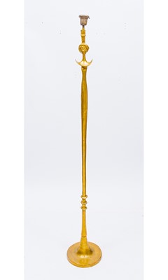 Lot 598 - After Alberto and Diego Giacometti Gilt Bronze "Tete de Femme" Figural Floor Lamp