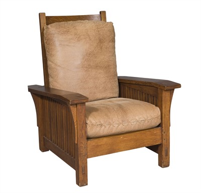 Lot 516 - Gustav Stickley Oak Armchair