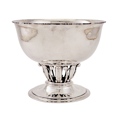 Lot 282 - Georg Jensen Sterling Silver Louvre Bowl