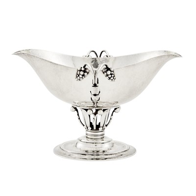 Lot 281 - Georg Jensen Sterling Silver Sauceboat
