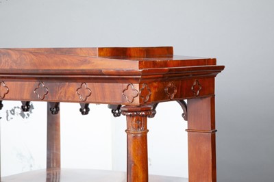 Lot 668 - Continental Empire Mahogany Etagere