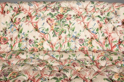 Lot 376 - Button Tufted Upholstered Love Seat