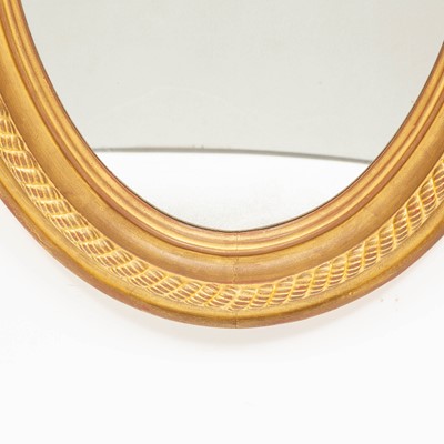 Lot 339 - Napoleon III Style Giltwood Ribbon Mirror