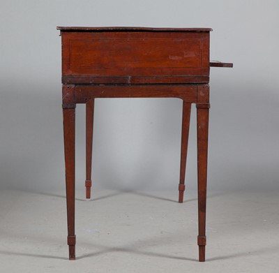 Lot 336 - Edwardian Inlaid Mahogany Secretaire Dressing Table