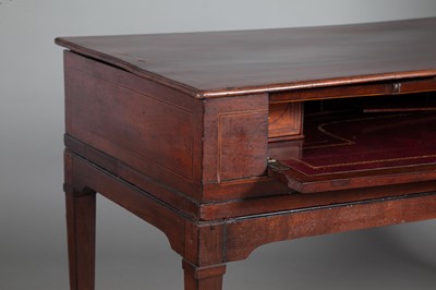Lot 336 - Edwardian Inlaid Mahogany Secretaire Dressing Table