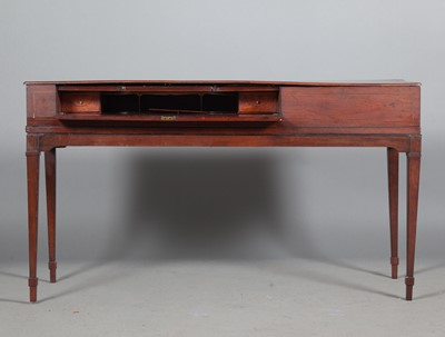 Lot 336 - Edwardian Inlaid Mahogany Secretaire Dressing Table