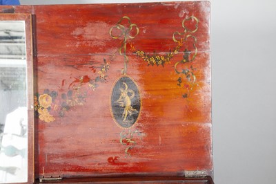 Lot 336 - Edwardian Inlaid Mahogany Secretaire Dressing Table