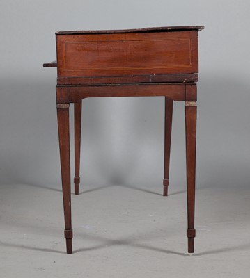 Lot 336 - Edwardian Inlaid Mahogany Secretaire Dressing Table