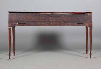 Lot 336 - Edwardian Inlaid Mahogany Secretaire Dressing Table