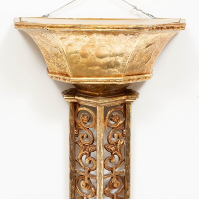 Lot 308 - Pair of Composition Wall Brackets