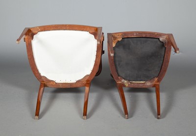 Lot 323 - Set of Four Edwardian Painted Satinwood Chairs
