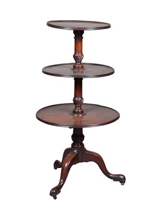 Lot 843 - George III Mahogany Dumb-Waiter