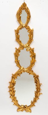 Lot 96 - George III Style Tall Giltwood Mirror