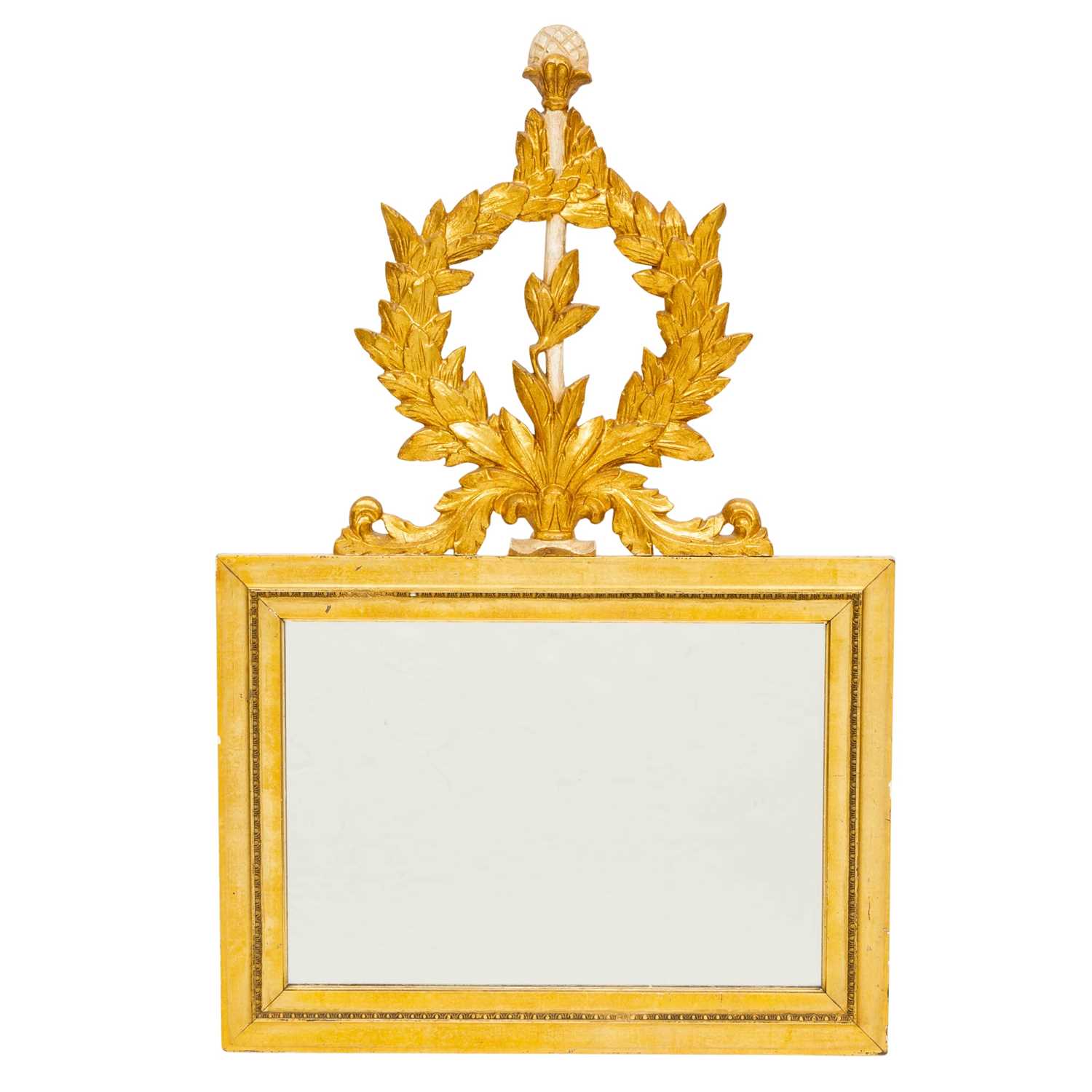 Lot 327 - Louis XVI Style Giltwood Mirror