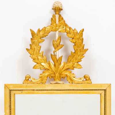 Lot 327 - Louis XVI Style Giltwood Mirror