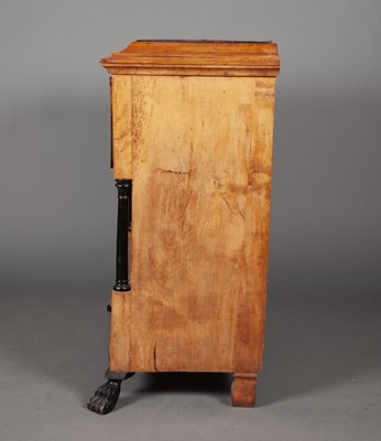Lot 357 - Biedermeier Part Ebonized Birch Fall Front Secretary
