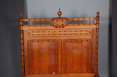 Lot 340 - Faux Bamboo Wood Bed