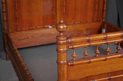 Lot 340 - Faux Bamboo Wood Bed