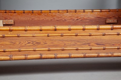 Lot 340 - Faux Bamboo Wood Bed