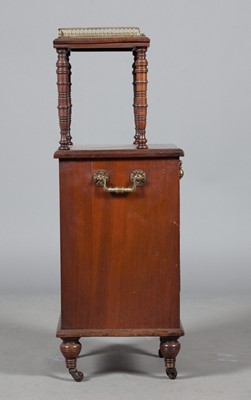 Lot 342 - Victorian Mahogany Coal Cabinet