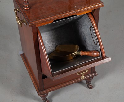Lot 342 - Victorian Mahogany Coal Cabinet