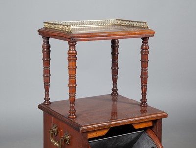 Lot 342 - Victorian Mahogany Coal Cabinet