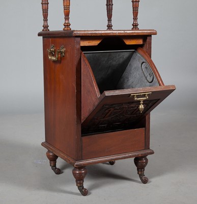 Lot 342 - Victorian Mahogany Coal Cabinet