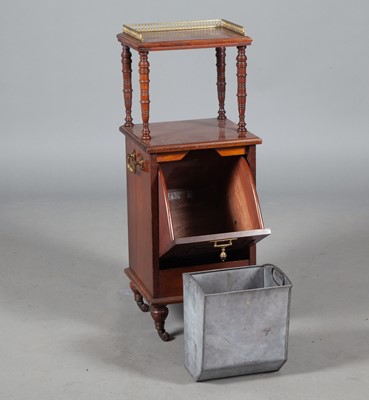 Lot 342 - Victorian Mahogany Coal Cabinet
