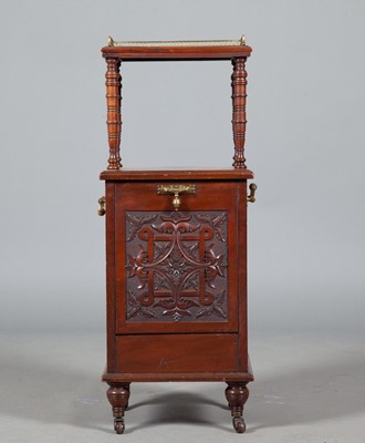 Lot 342 - Victorian Mahogany Coal Cabinet