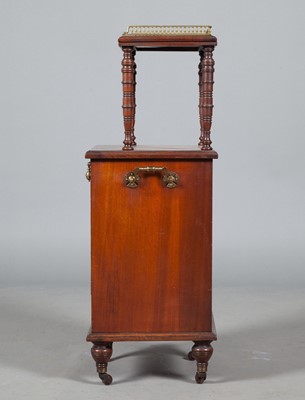 Lot 342 - Victorian Mahogany Coal Cabinet