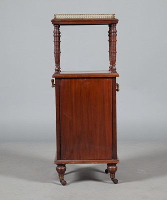 Lot 342 - Victorian Mahogany Coal Cabinet