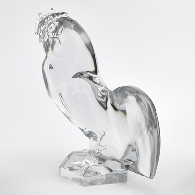 Lot 153 - Lalique Molded Glass Figure of a Rooster
