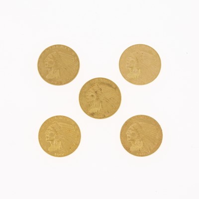 Lot 1065 - United States  $2 1/2 Indian Heads