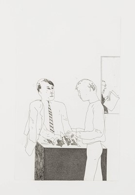 Lot 276 - With twelve etchings by David Hockney
