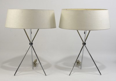 Lot 565 - Pair of T.H. Robsjohn-Gibbings "Model 170" Table Lamps