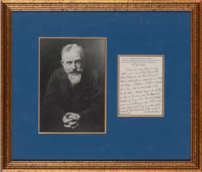 Lot 5244 - George Bernard Shaw on cinema and Shakespeare