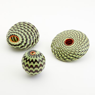 Lot 625 - Dale Chihuly Blown Glass Four-Piece Persian Set