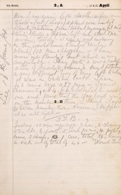 Lot 190 - Robert Henry Nelson's autograph diary written daily during Stanley's Emin Pasha Relief Expedition