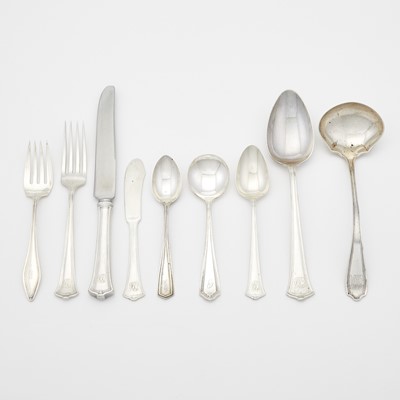 Lot 206 - Assembled American Sterling Silver Flatware Service