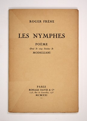 Lot 312 - The only book illustrated by Modigliani