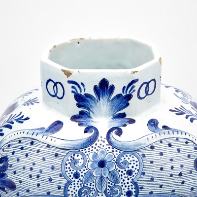 Lot 389 - Three Piece Dutch Delft Garniture