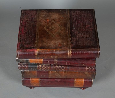 Lot 319 - Faux Book Form Chest of Five Drawers