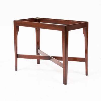 Lot 297 - Regency Brass-Bound Mahogany Lap Desk on Stand