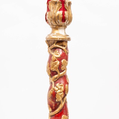 Lot 332 - Italian Style Giltwood Lamp