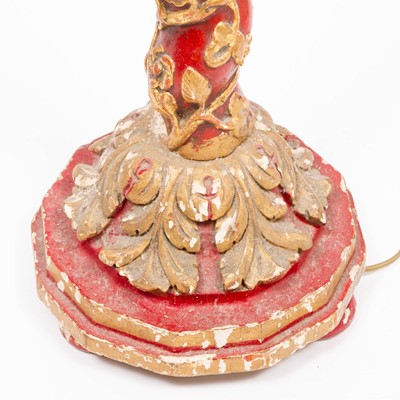 Lot 332 - Italian Style Giltwood Lamp