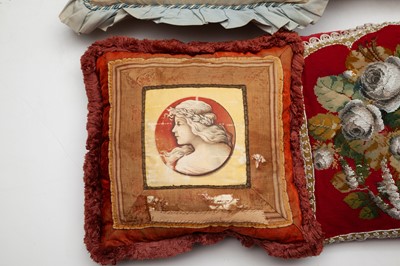 Lot 359 - Group of Custom Throw Pillows