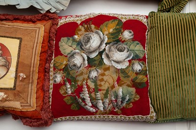 Lot 359 - Group of Custom Throw Pillows