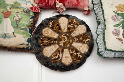 Lot 359 - Group of Custom Throw Pillows