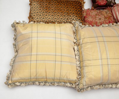 Lot 359 - Group of Custom Throw Pillows